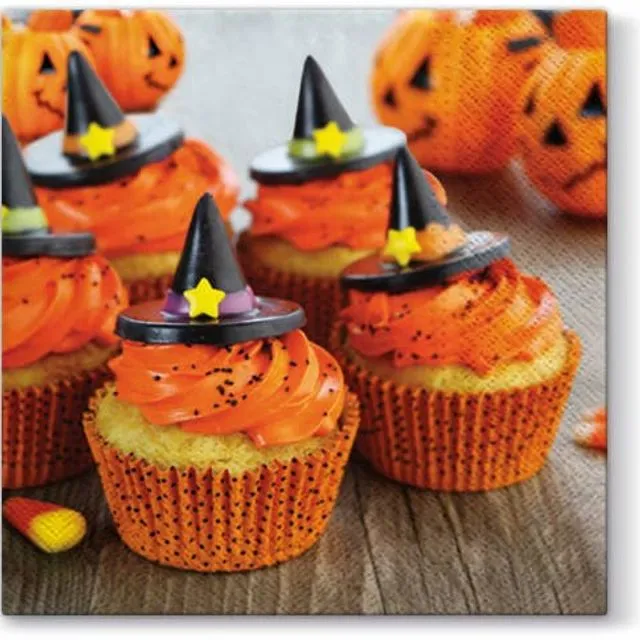 Halloween Muffins Lunch Paper Napkins