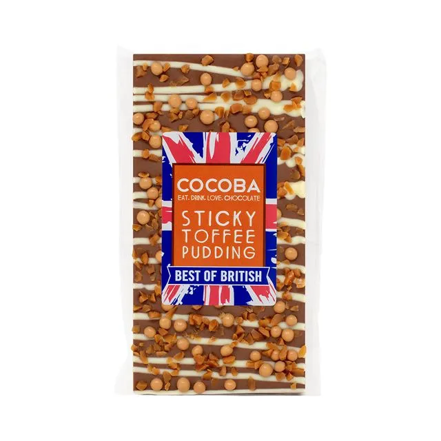 Sticky Toffee Pudding Chocolate Bar, case of 10