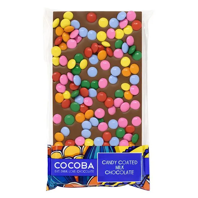 Candy Coated Milk Chocolate Bar, case of 10