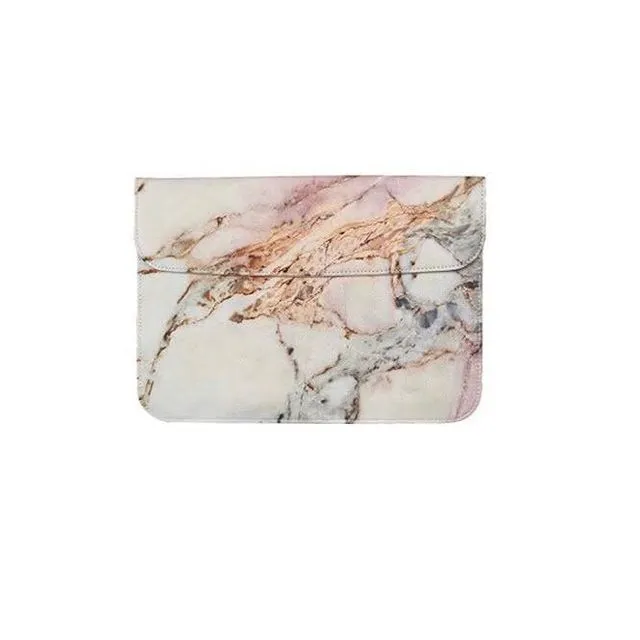 MARBLE LAPTOP SLEEVE PINK (CASE OF 4)