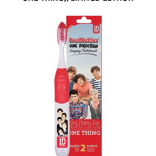 One Direction Singing Tooth Brush (What makes you beautiful & One Thing)/Limited Edition