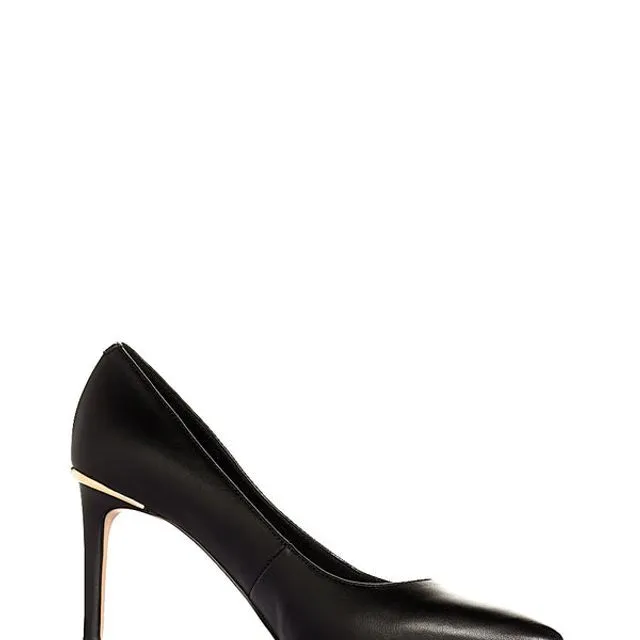 MIA - Black Stiletto Heel Court Shoes