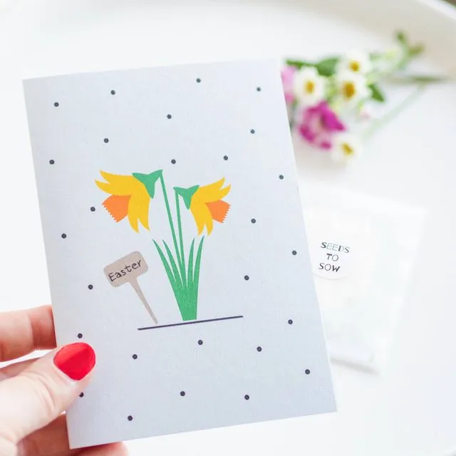 Easter Card - Wildflower Seed Card