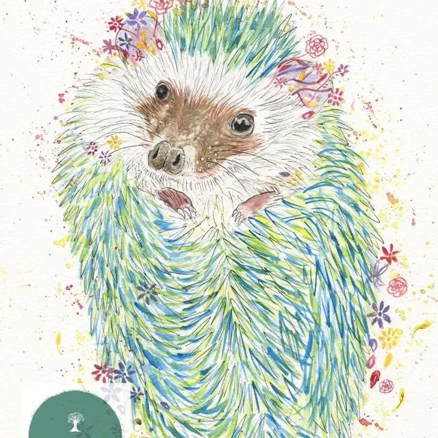 HECTOR THE HEDGEHOG - SIGNED PRINT