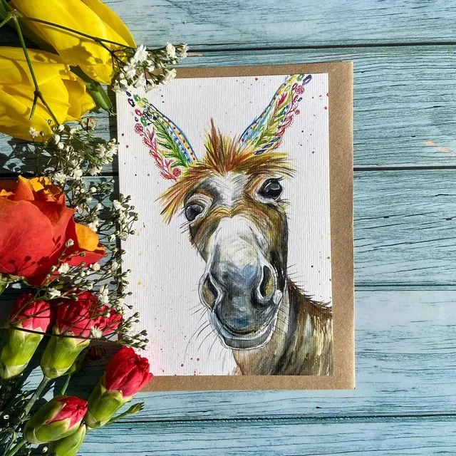 DYLAN THE DONKEY ECO-CARD