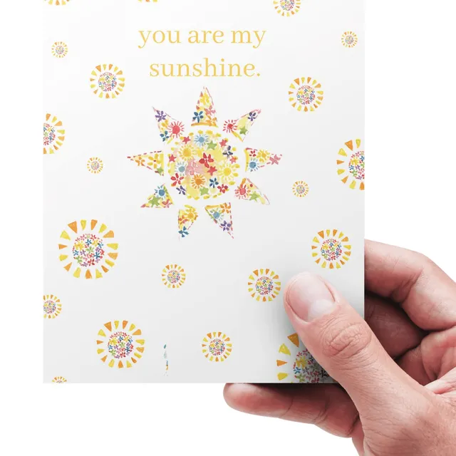YOU ARE MY SUNSHINE ECO CARD