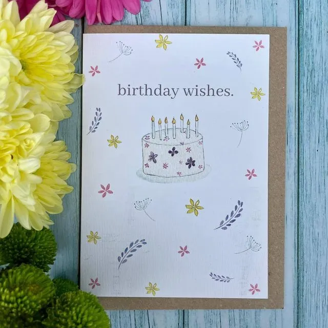 BIRTHDAY WISHES ECO-CARD NAKED