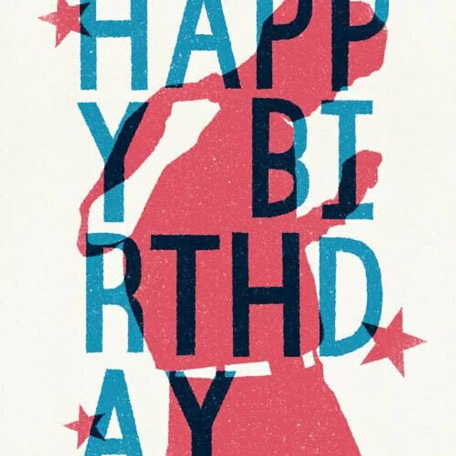 Happy Birthday Nashville Dancing Boy Greeting Card