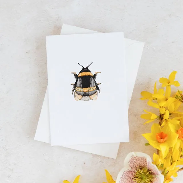 Bumble Bee Greetings Card