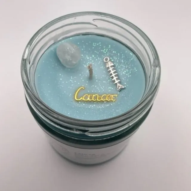 Cancer Healing Crystal Candle 8oz