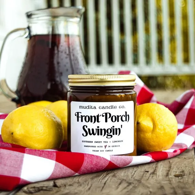 Front Porch Swingin' - 9oz Soy Candle