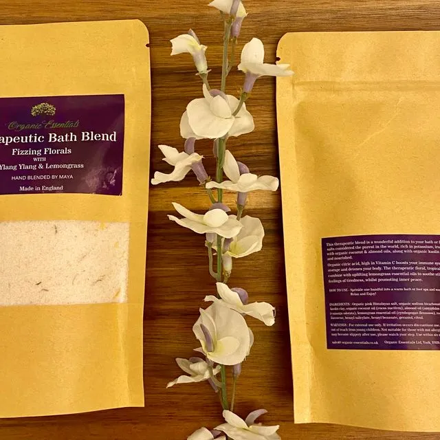 Ylang Ylang &amp; Lemongrass Luxury Natural Bath Blend in Eco-250gPouch