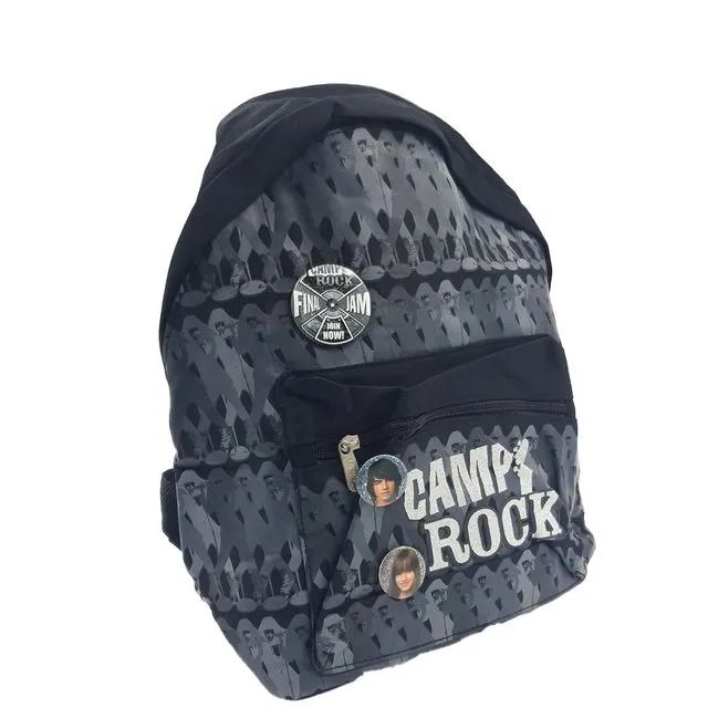 Camp Rock Black Backpack