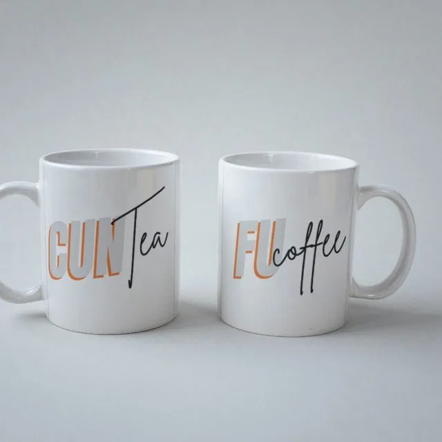 Cun-tea and Fu-coffee - Mugs - CMUG131