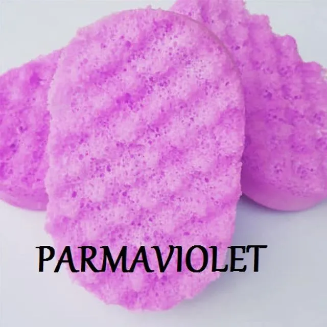 Parmaviolet infused soap sponge