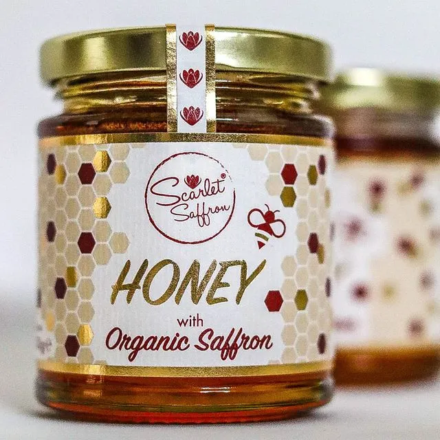 Honey with Organic Saffron 220g
