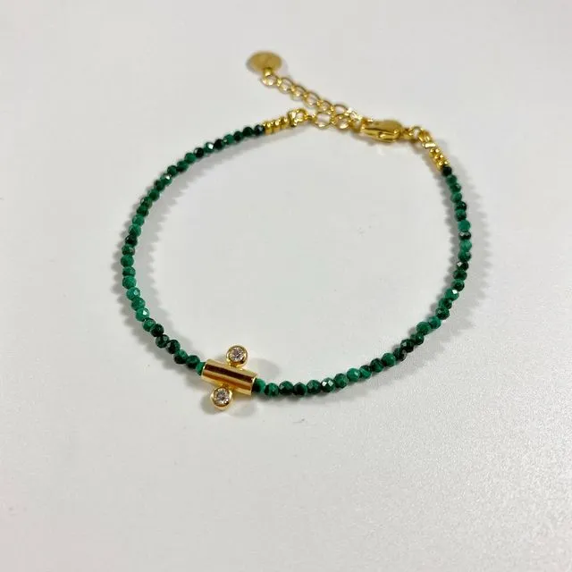 Bracelet ROMY - Malachite