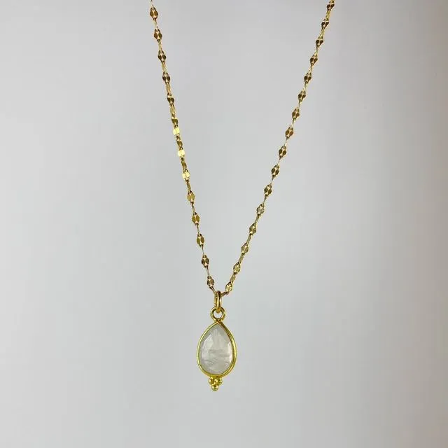 GANDHI necklace - moon stone