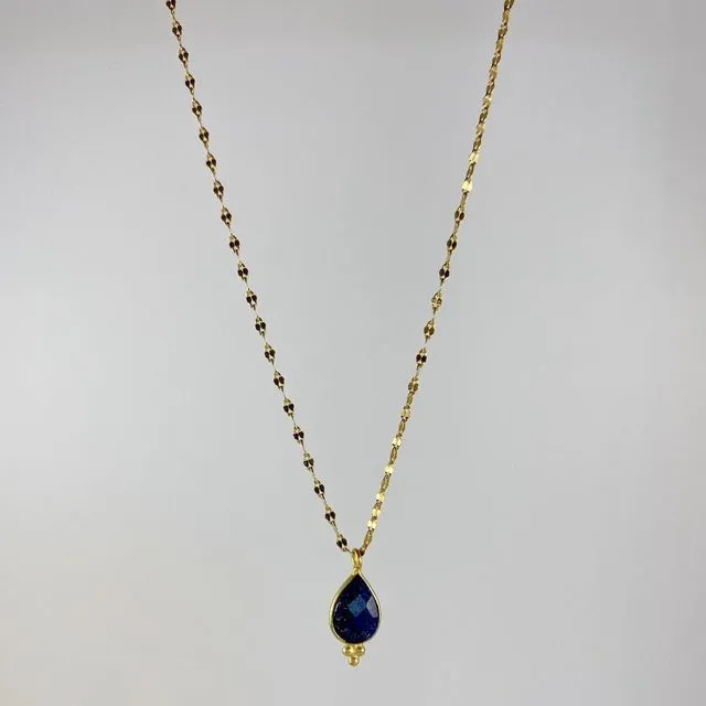 GANDHI necklace - Lapis lazuli