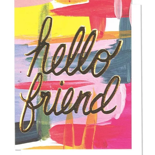 Hello Friend Single Card