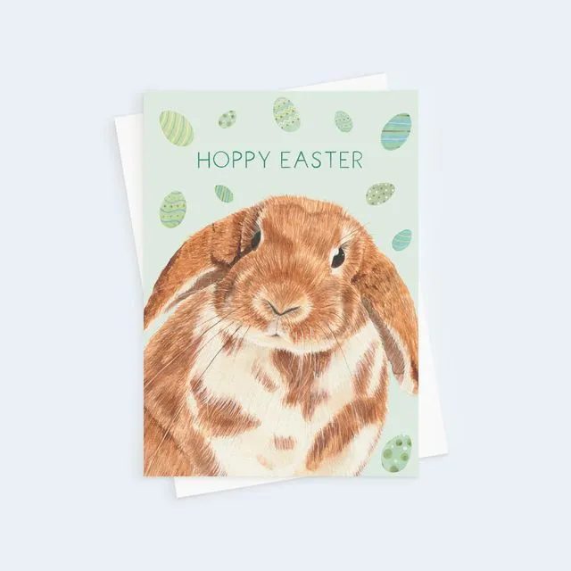 'Hoppy Easter' Greeting Card