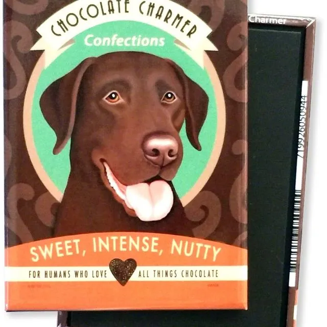 MHP-123 Magnet 4-pack, Labrador "Chocolate Charmer"