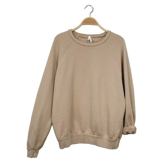 ORGANIC COTTON PULLOVER TOP - Prepack of 3 - 1*S, 1*M, 1*L - TAUPE