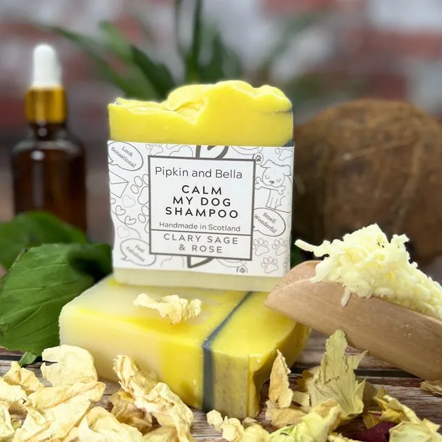 Natural Vegan Shampoo with Organic Ingredients: Clary Sage & Rose