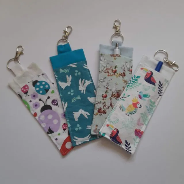 Lanyard Clip On Pen Holder with Animal Designs