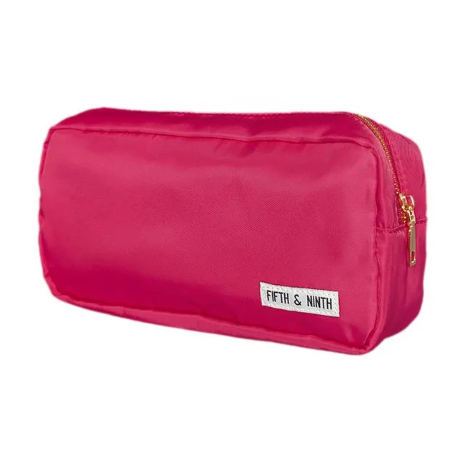 Nora Cosmetic Bag | Neon Pink