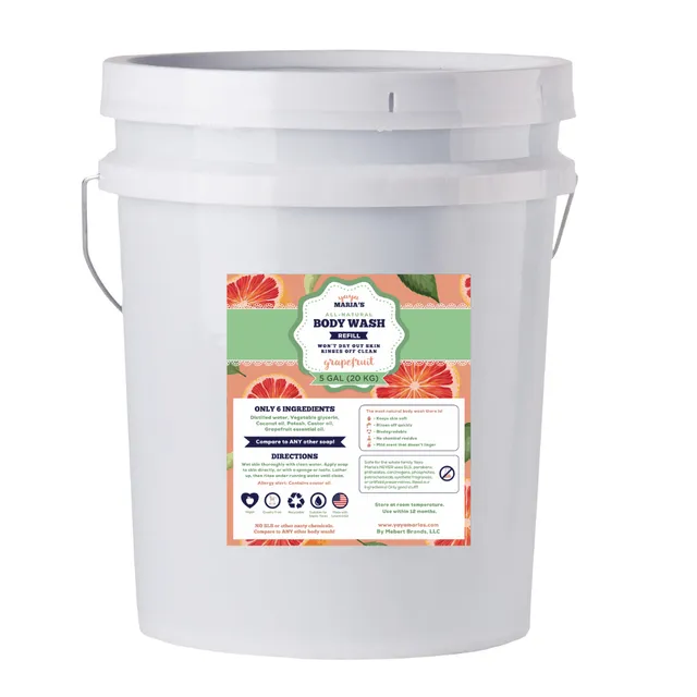 Natural Grapefruit Body Wash 5 gal (20 kg)