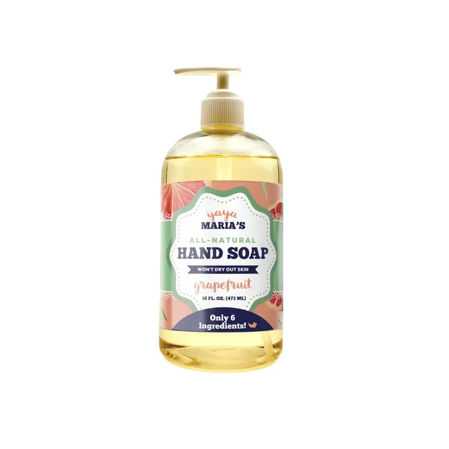 Natural Grapefruit Hand Soap 16 FL OZ (473 ml)