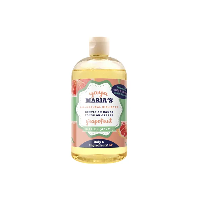 Natural Grapefruit Dish Soap 16 FL OZ (473 ml)