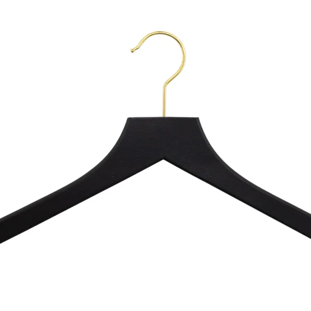 Kleiderbügel Profi plan, schwarz, 45 cm
