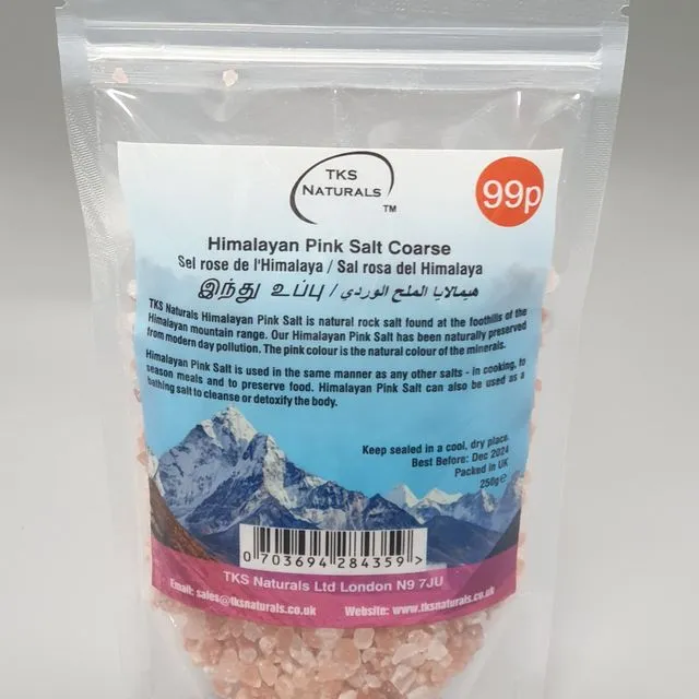 Himalayan Pink Salt Coarse 250g