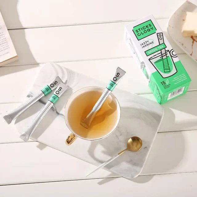 Jazzy Jasmine Green Tea, 180 infuser sticks