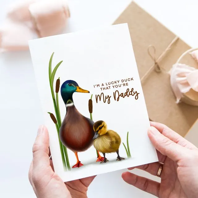 Daddy Duck card
