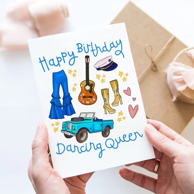 Dancing Queen Birthday card