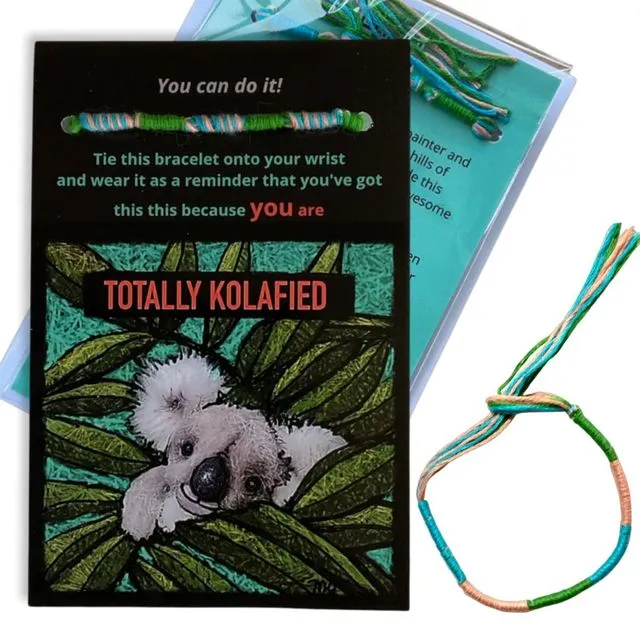 Flat Card with Bracelet / Totally Koalafied