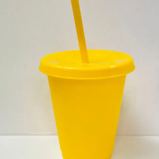 24oz Yellow Cold Cups