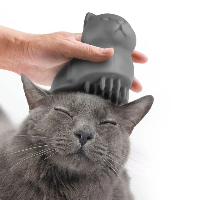 Meow Pet Brush – Grey