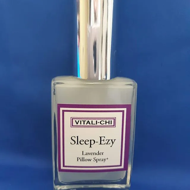 Lavender Pillow Spray - Sleep-EZY - Organic Deep Sleep Aid Made with Lavender and Chamomile Pure Essential Oils - 30ml by Vitali-Chi
