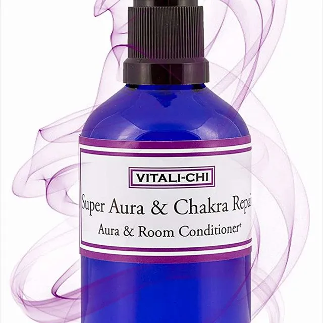 Super Aura Spray Made with Bergamot, Bitter Orange & Patchouli Essential Oils with Vibrational Healing Properties 50ml by Vitali-Chi