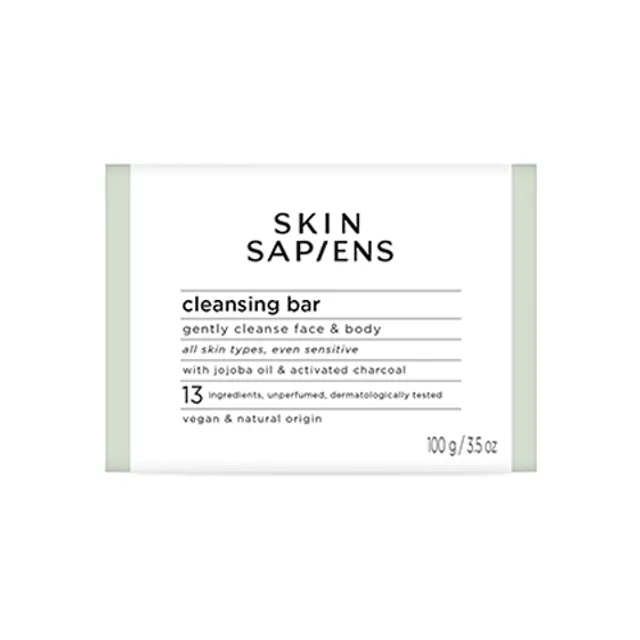 SKIN SAPIENS Soap Free Cleansing Bar - Gently Cleanse 100 g x10