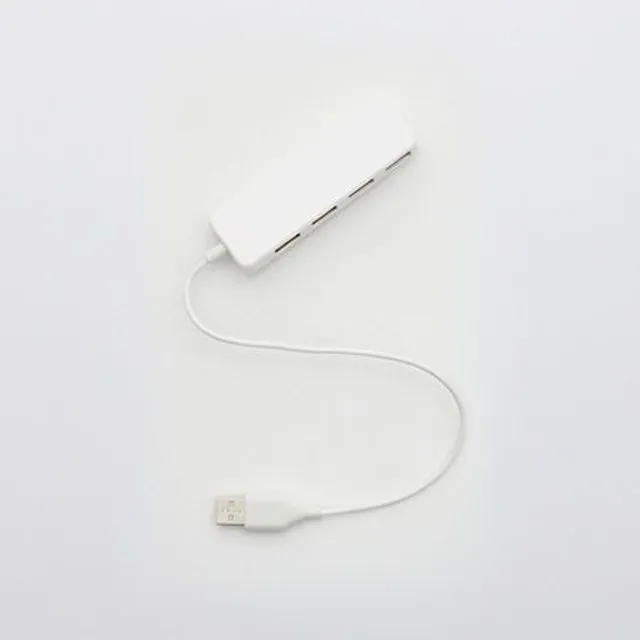 USB HUB 4 PORTS - WHITE (CASE OF 6)