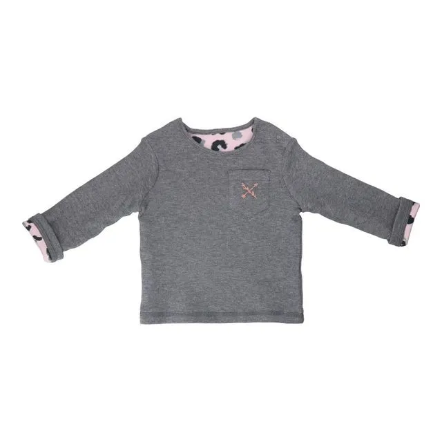 Reversible Sweater - Yala Pink/Grey