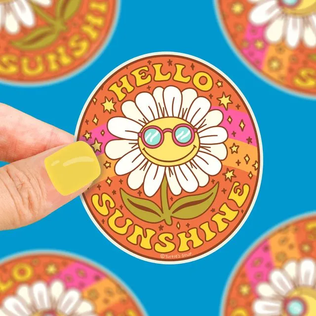 Hello Sunshine Vinyl Sticker