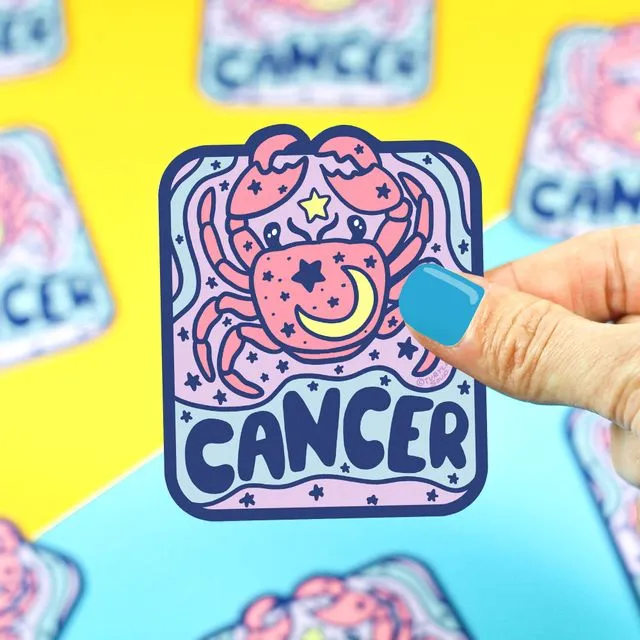 Cancer Astrology Vinyl Sticker