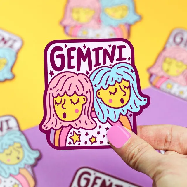 Gemini Astrology Vinyl Sticker
