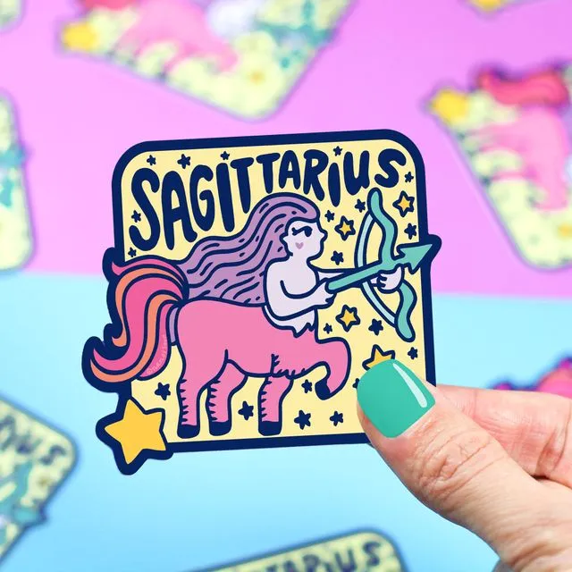 Sagittarius Astrology Vinyl Sticker